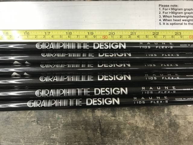 狭山□【中古】 シャフト グラファイトデザイン RAUNE IRON i105（S