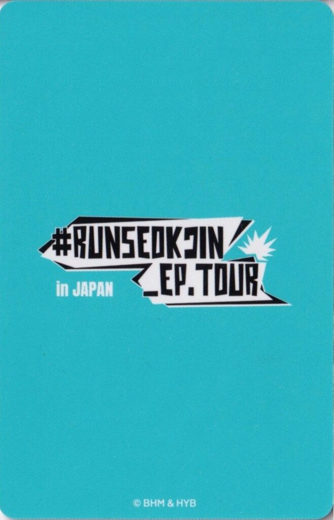 BTS PHOTO CARD JIN RUNSEOKJIN in JAPAN - メルカリ