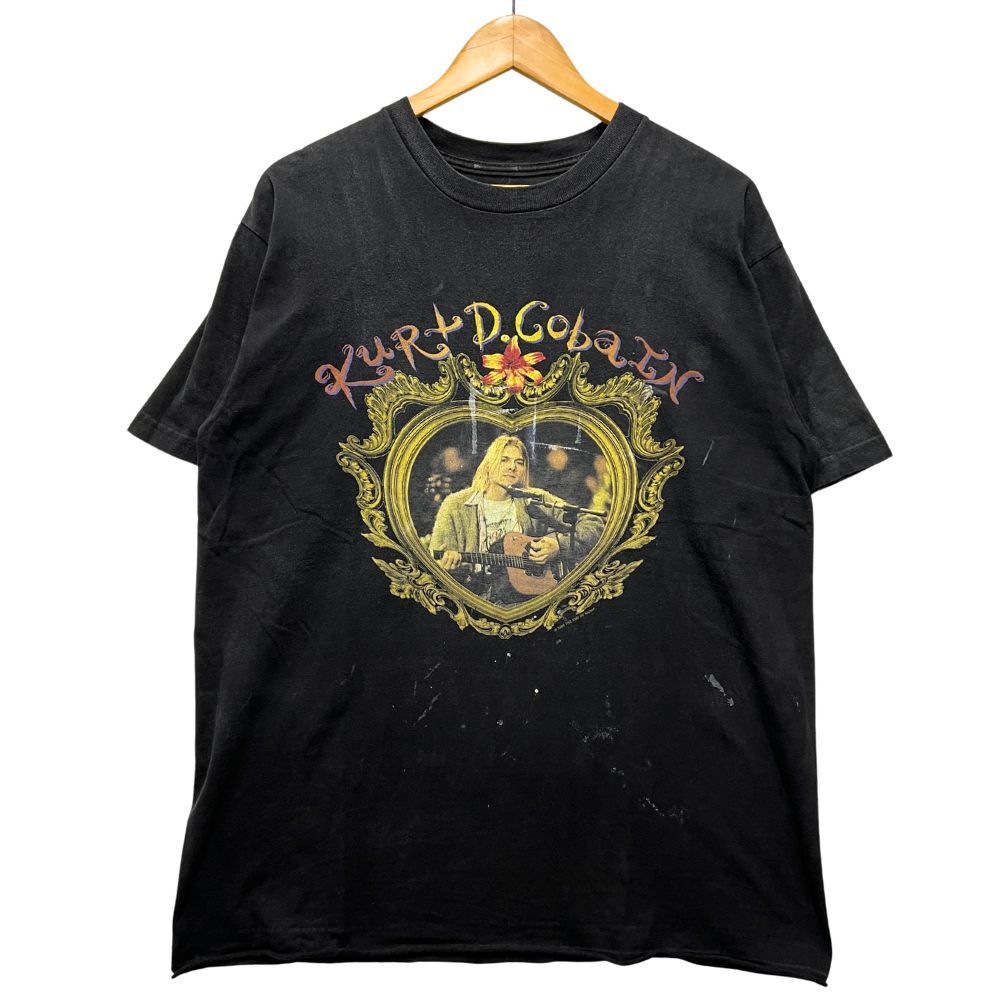 KURT COBAIN カートコバーン ニルヴァーナ 追悼 プリント 半袖Tシャツ