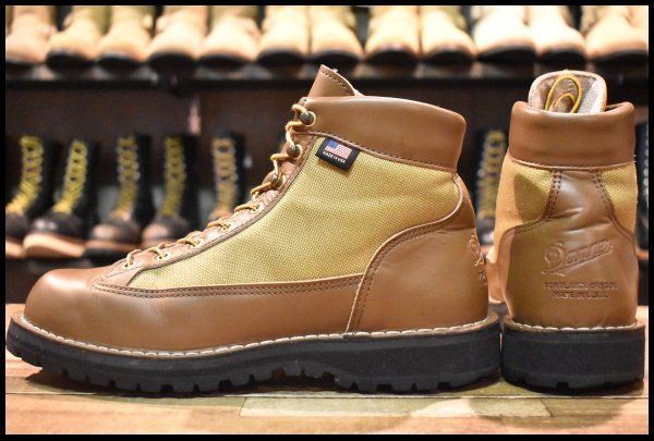 10EE 良品 白タグ】Danner ダナーライト 30420X 茶 ブラウン カーキ