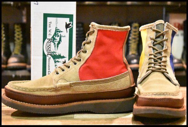 ラッセルモカシン　9 9E 良品 BEAVER別注 青タグ】RUSSELL MOCCASIN ラッセルモカシン