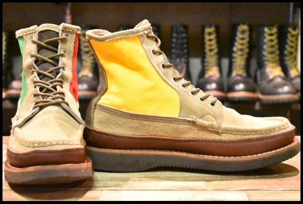 9E 良品 BEAVER別注 青タグ】RUSSELL MOCCASIN ラッセルモカシン