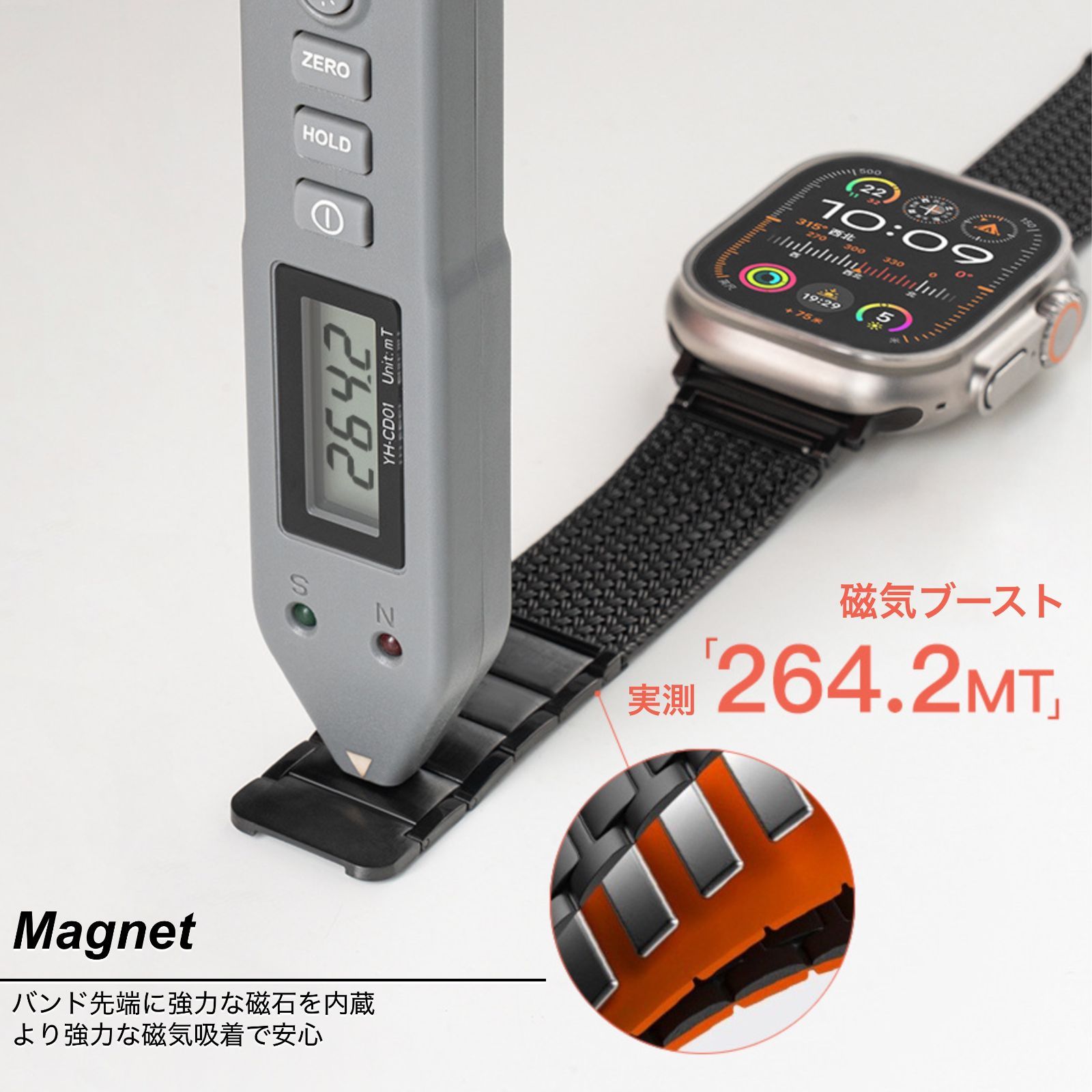 ブラック ミラネーゼループ Apple Watch バンド 新品 - メルカリ