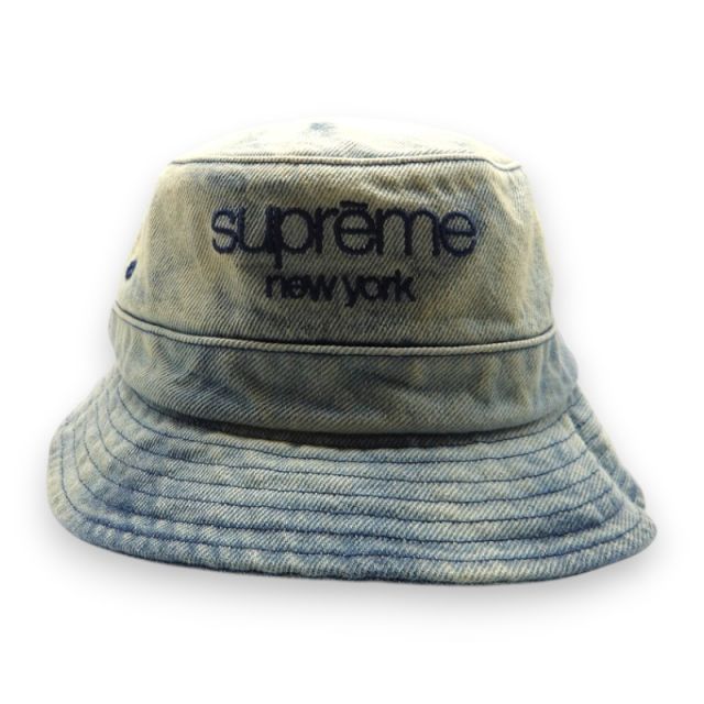 SUPREME 24ss Chino Twill Crusher Hat Dirty Indigo サイズM/L