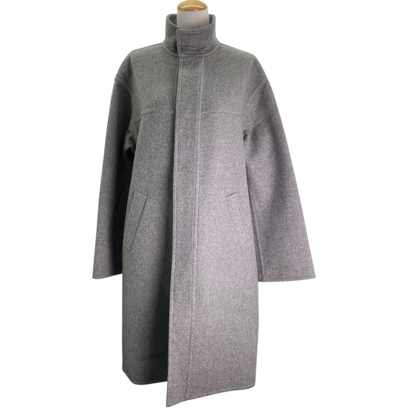 セリーヌ CELINE カシミヤスタンダードカラーコート 2M4276700 グレー