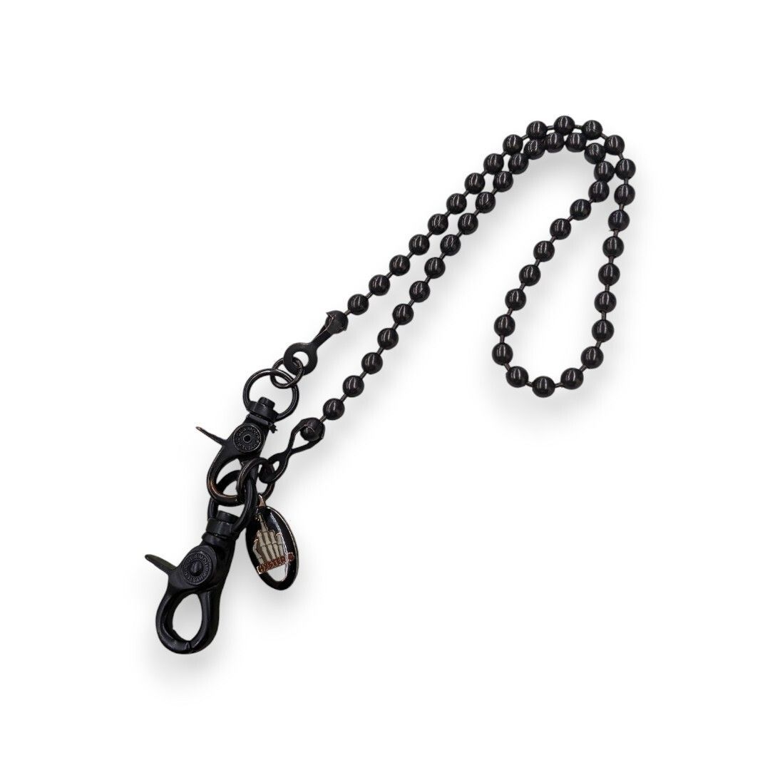 ヒステリックグラマー　ボールウォレットチェーン(デッドストック) HYSTERIC GLAMOUR ヒステリックグラマー ウォレットチェーン ブラック