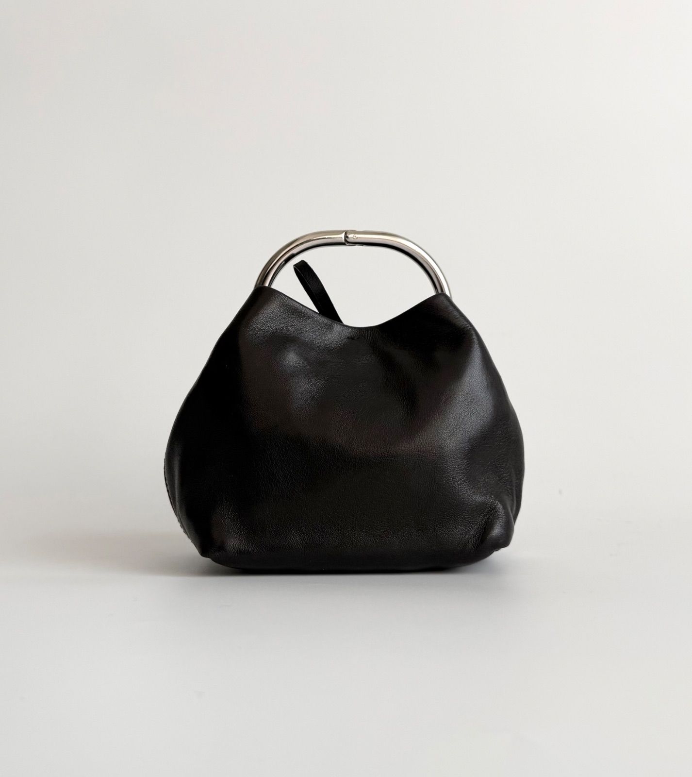 SS2003 PRADA METAL HAND LEATHER BAG プラダ 2003年 archive