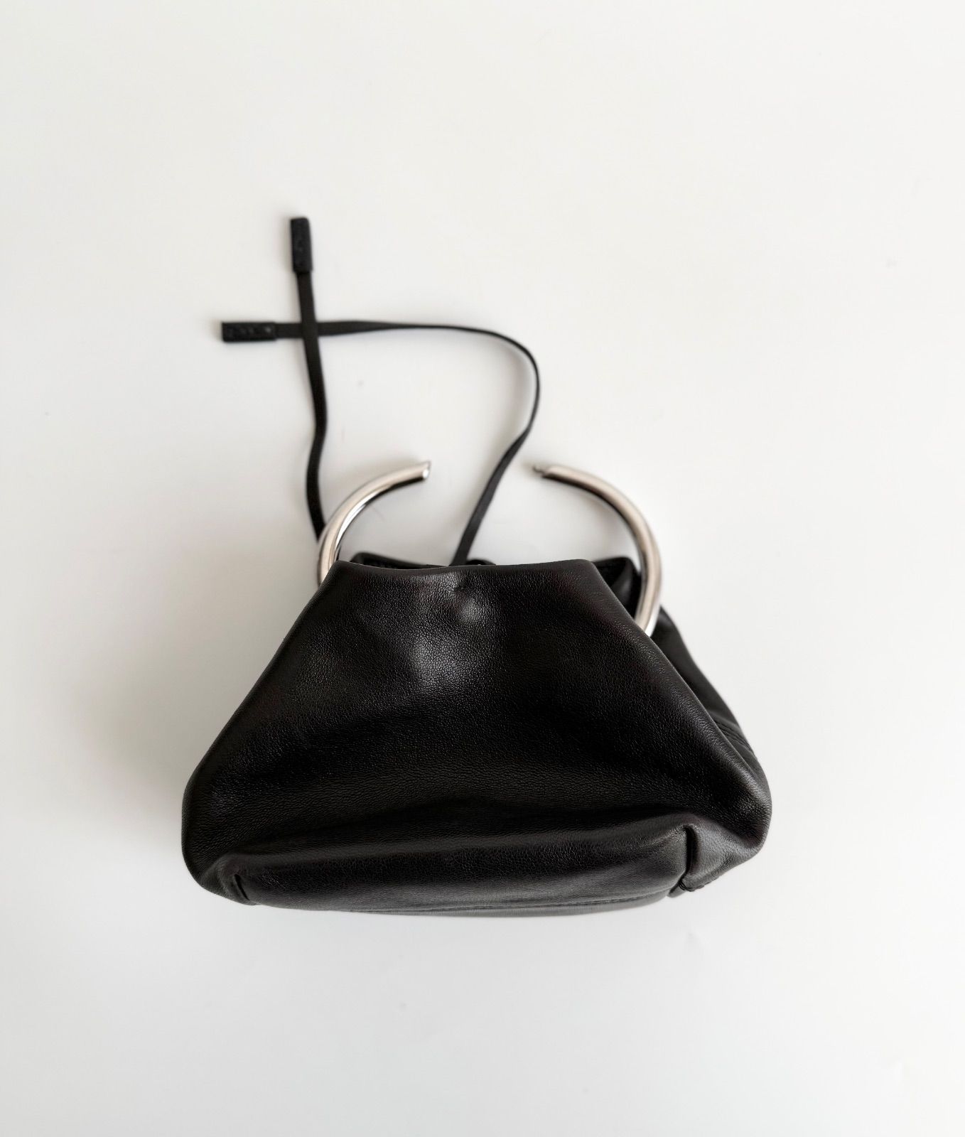 PRADA プラダ 2003SS アーカイブ メタルハンドル ハンドバッグ レア SS2003 PRADA METAL HANDLE HAND BAG オールド プラダ Prada 2003年