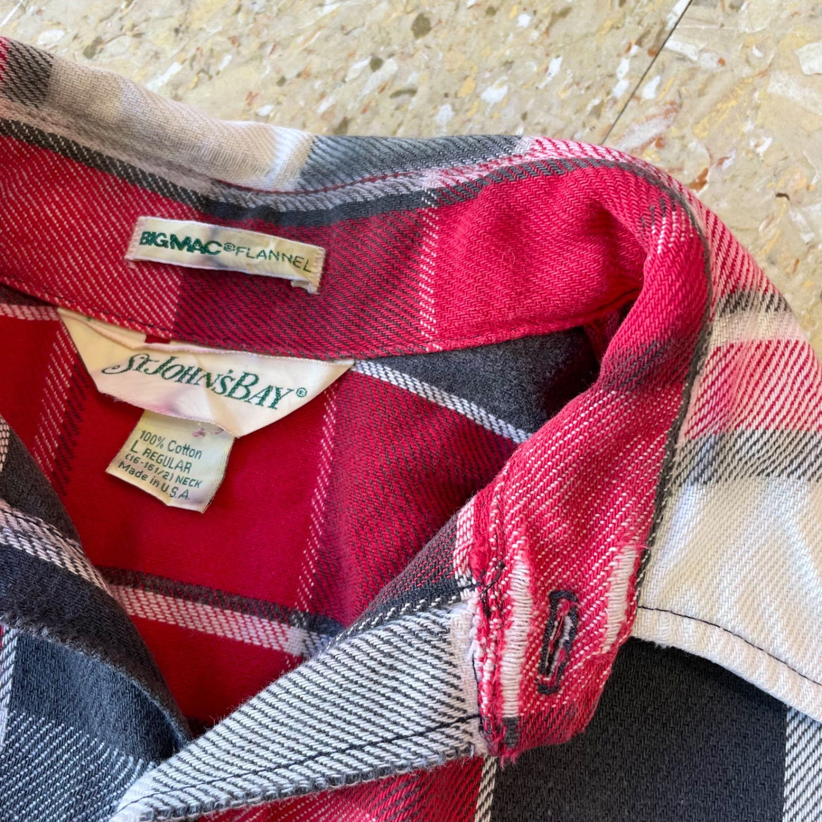 80s BIGMAC STJOHNSBAY L ビッグマック usa製 80s BIGMAC STJOHNSBAY L