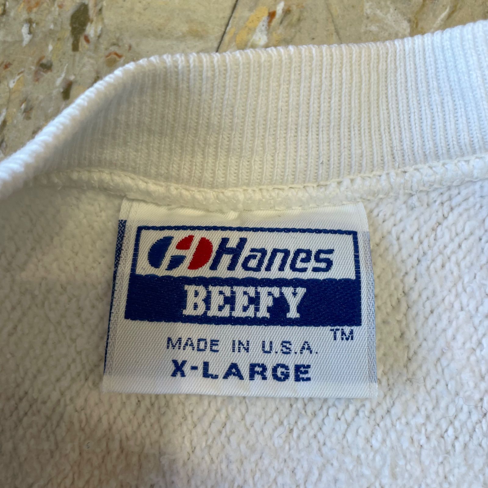 80s USA製 【Hanes Beefy】 ヘインズ リバースウィーブ 