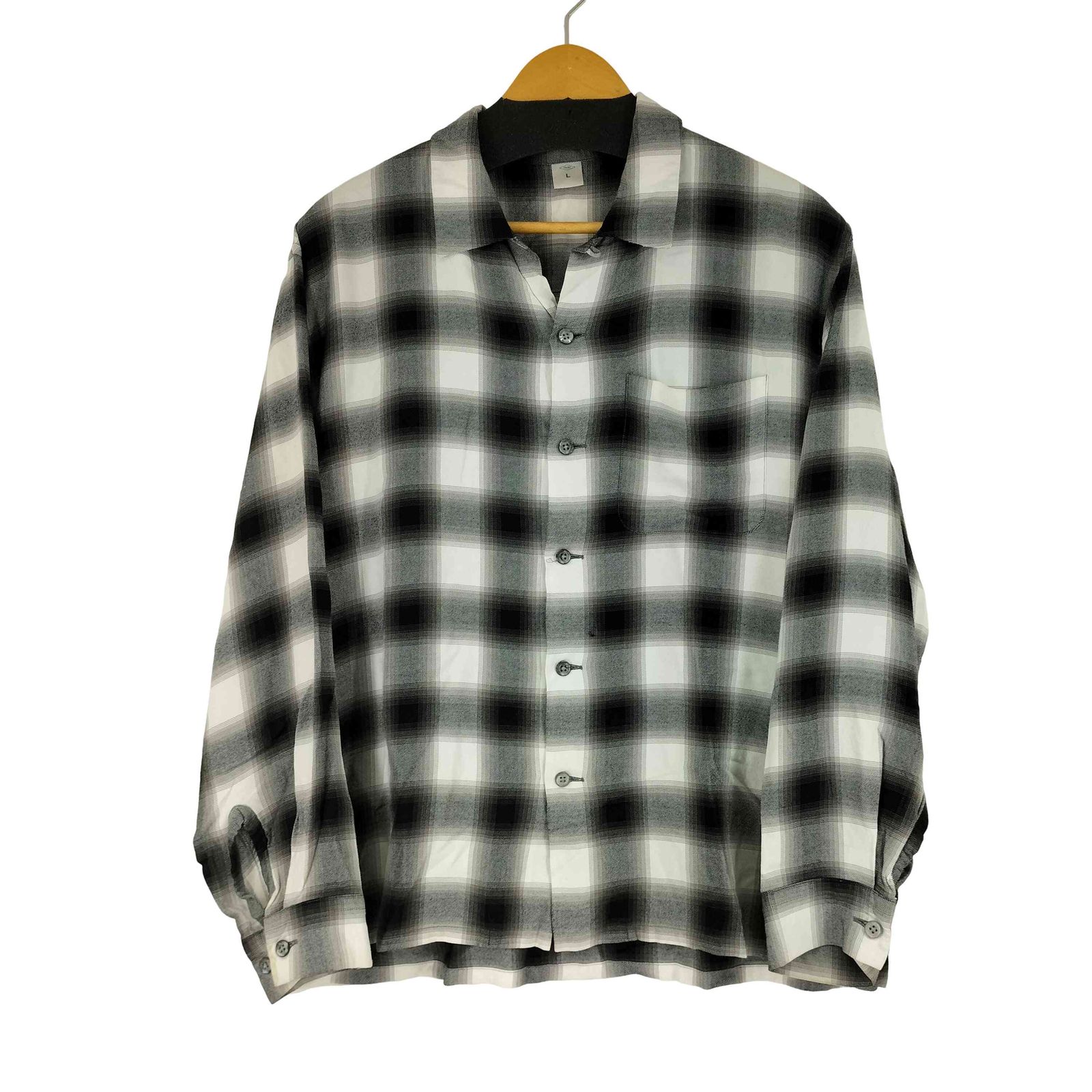 美品 FRONT 11201 オンブレチェックシャツ shirts 【公式通販】