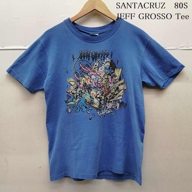 サンタクルーズ 80s JEFF GROSSO Tee STEDMAN USA製 フロント プリント