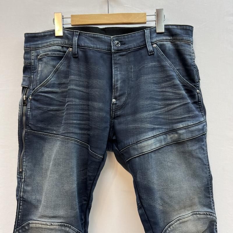 ジースターロゥ 5620 Flightsuit Skinny スキニー バイカー デニム メンズ 36インチ ISItems【USED】【古着】【中古】50151276