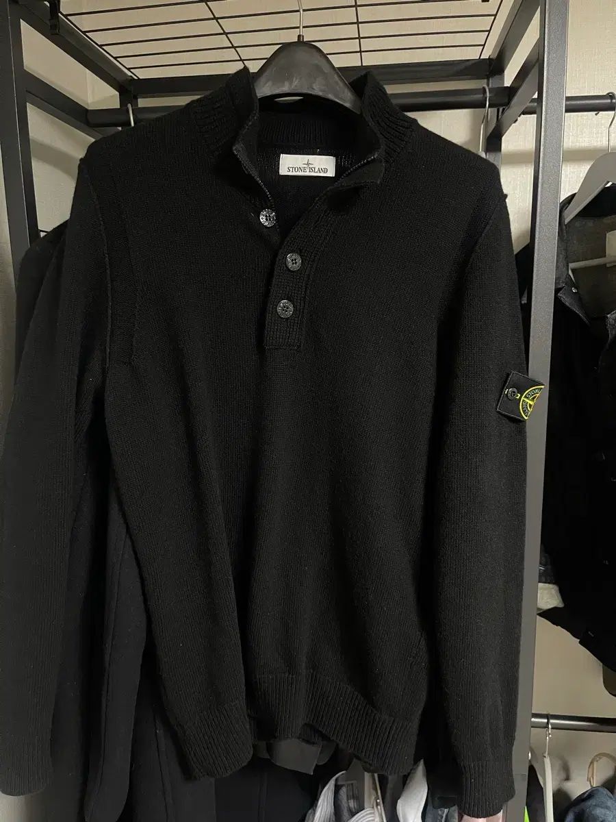 ストーンアイランド ニット ハーフジップ L - メルカリ