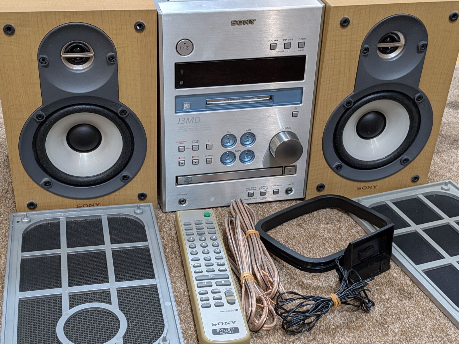 希少 整備済 SONY ソニー CMT-J3MD MD/CD/カセットコンポ ドルビー