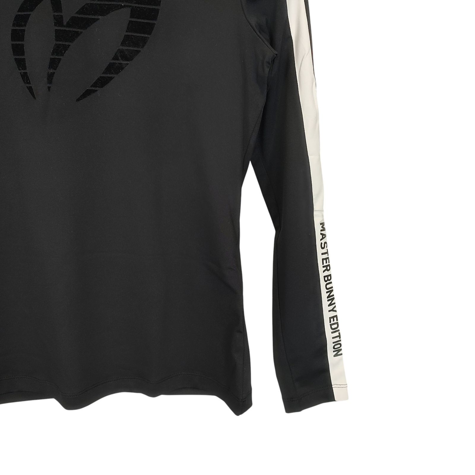 新品マスターバニーエディションゴルフシャツストレッチ総ロゴモックネック黒 楽天市場】モックネック メンズ（ブランドマスターバニーエディション