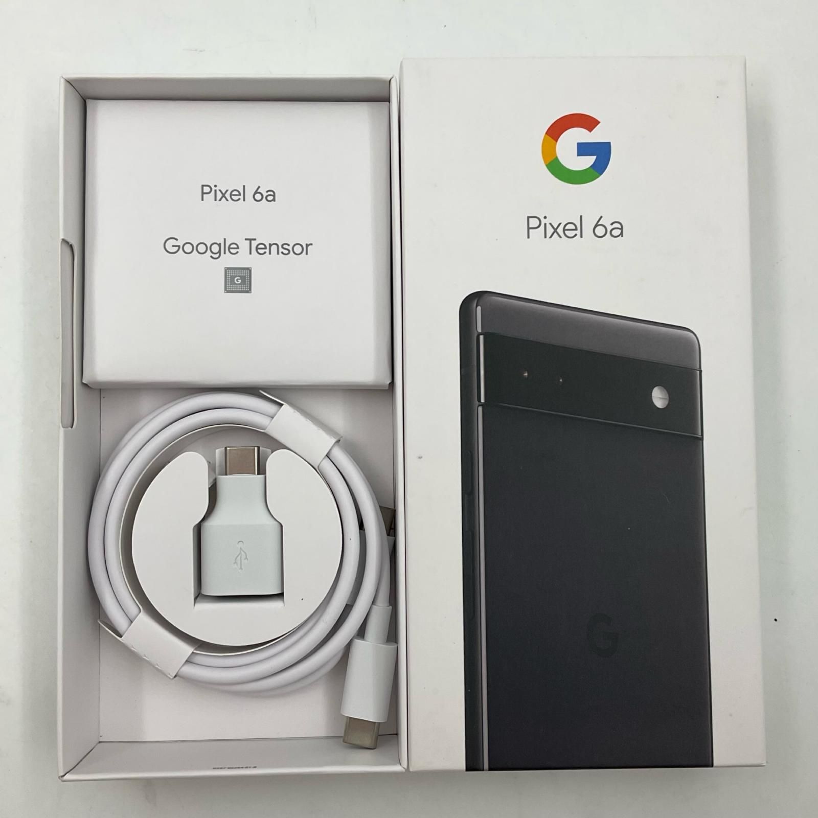 Google Pixel 6a 128GB Charcoal au SIMフリー GB17L 動作確認済【全額