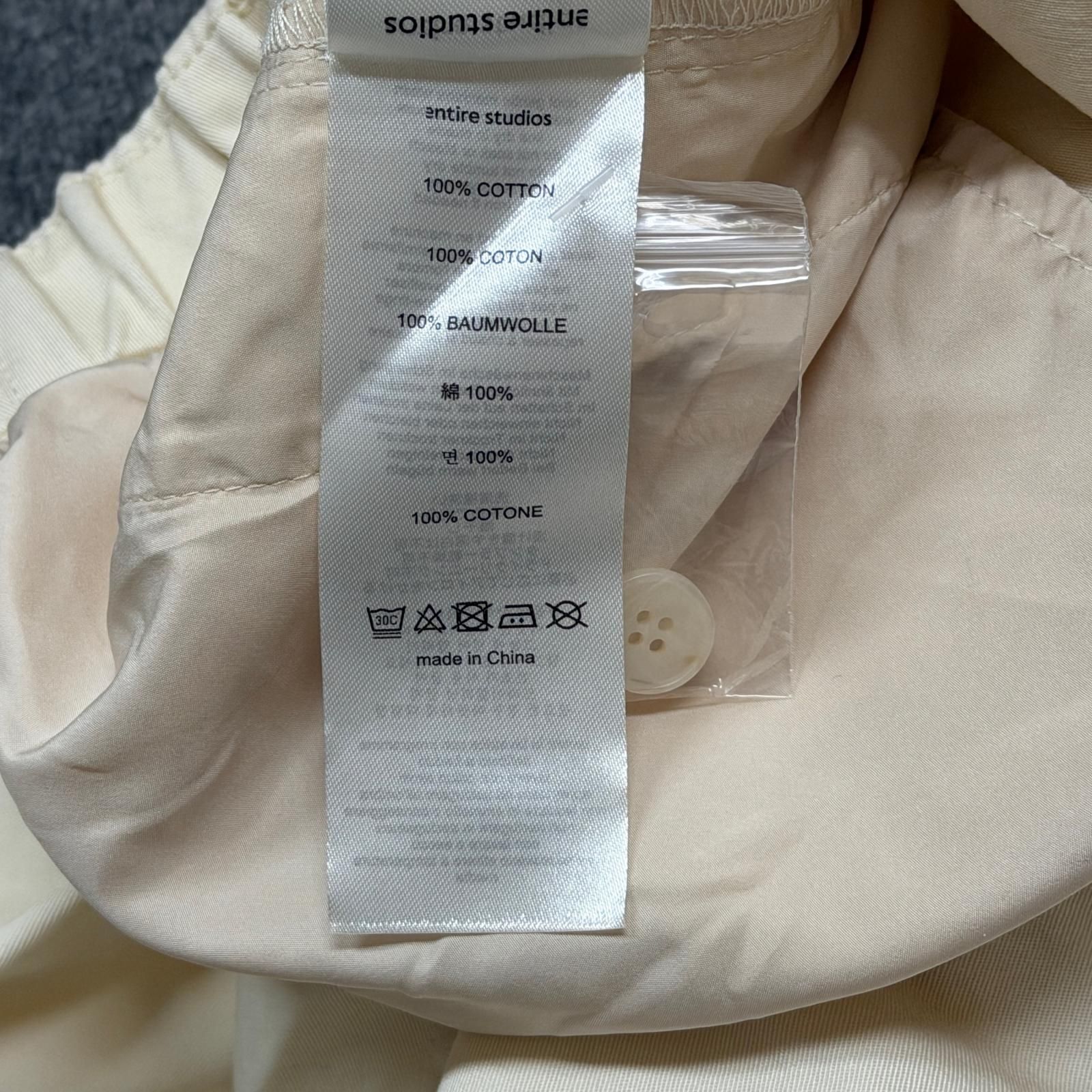 参考上代58300円 未使用 entire studios 25SS ANA OVERSHIRT アナ 