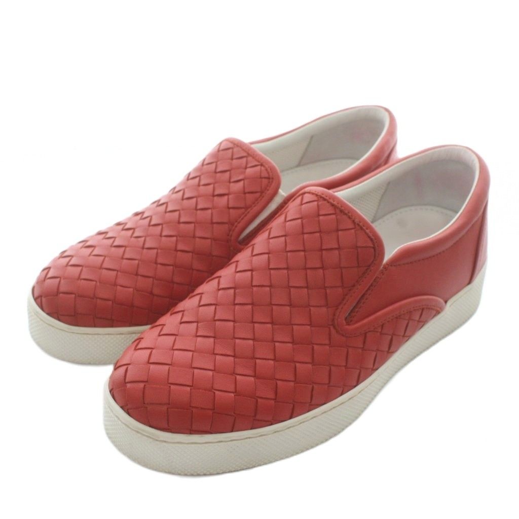 ボッテガヴェネタ BOTTEGA VENETA スリッポン スニーカー レザー