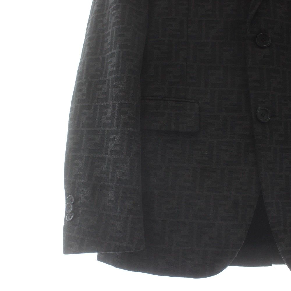 フェンディ FENDI 365 ベルベット　ブレザー テーラードジャケット　40 フェンディ FENDI 365 ベルベット ブレザー テーラードジャケット 40