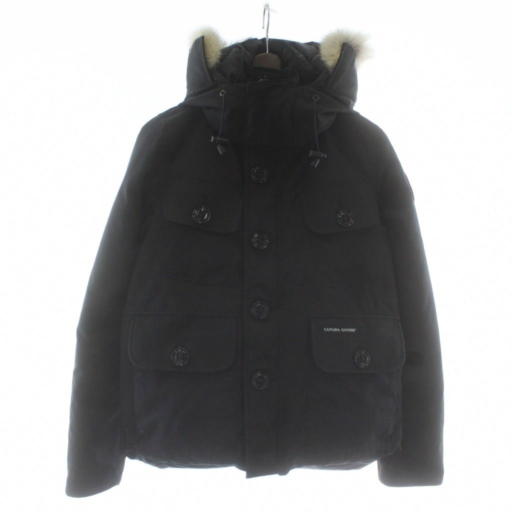 【最高級・美品】カナダグース ラッセルパーカ ワッペンロゴ ダウンジャケット 黒 カナダグース CANADA GOOSE ラッセルパーカー RUSSELL PARKA ダウン