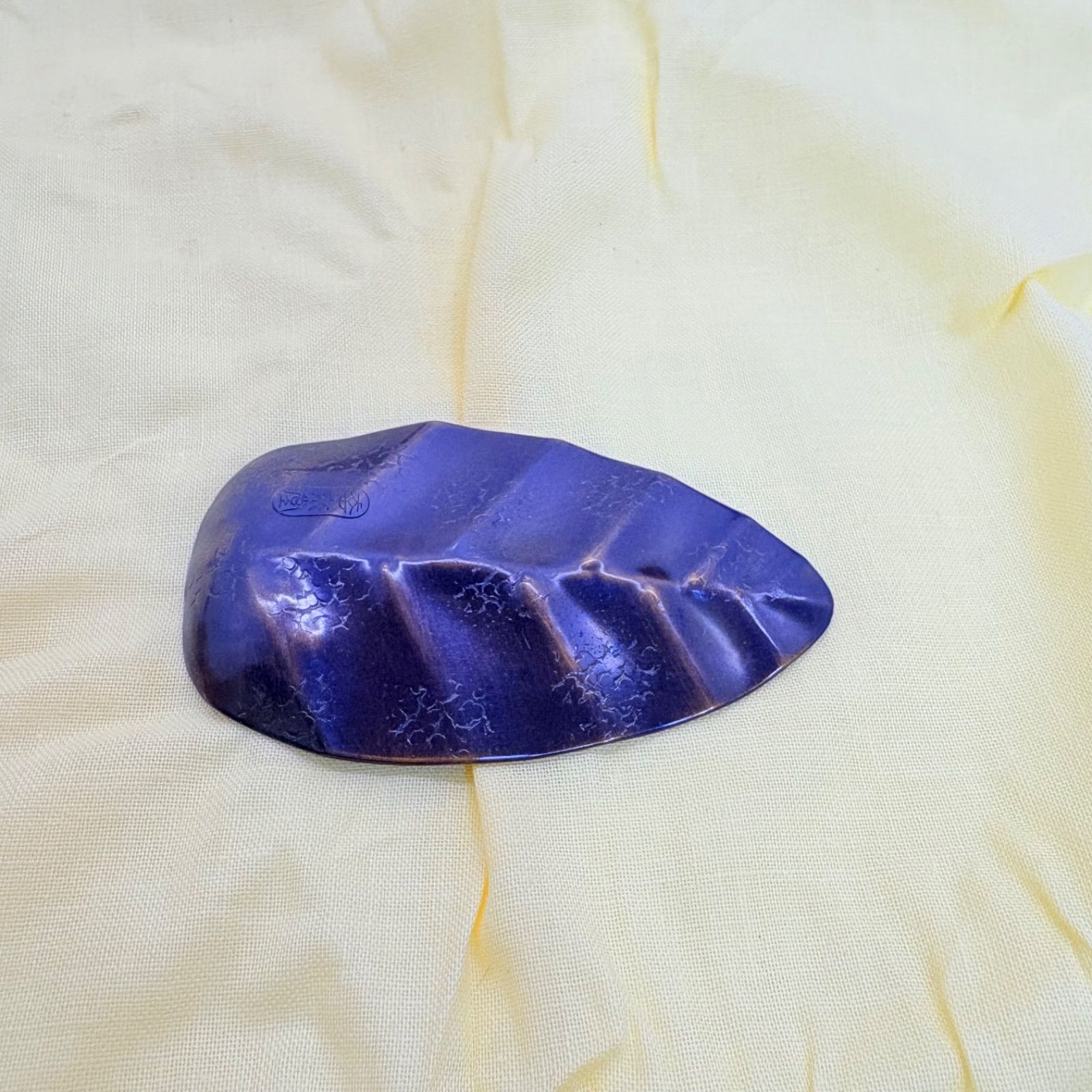 幸来堂 銅製茶入『茄子』グッドデザイン賞受賞 純銅 越後燕伝統工芸