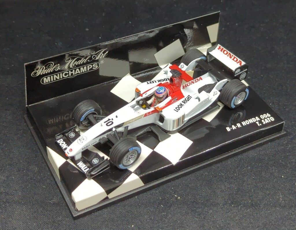 Paul'sModelArt 1/43 MINICHAMPS B・A・R HONDA 006 T.SATO #10 040010
