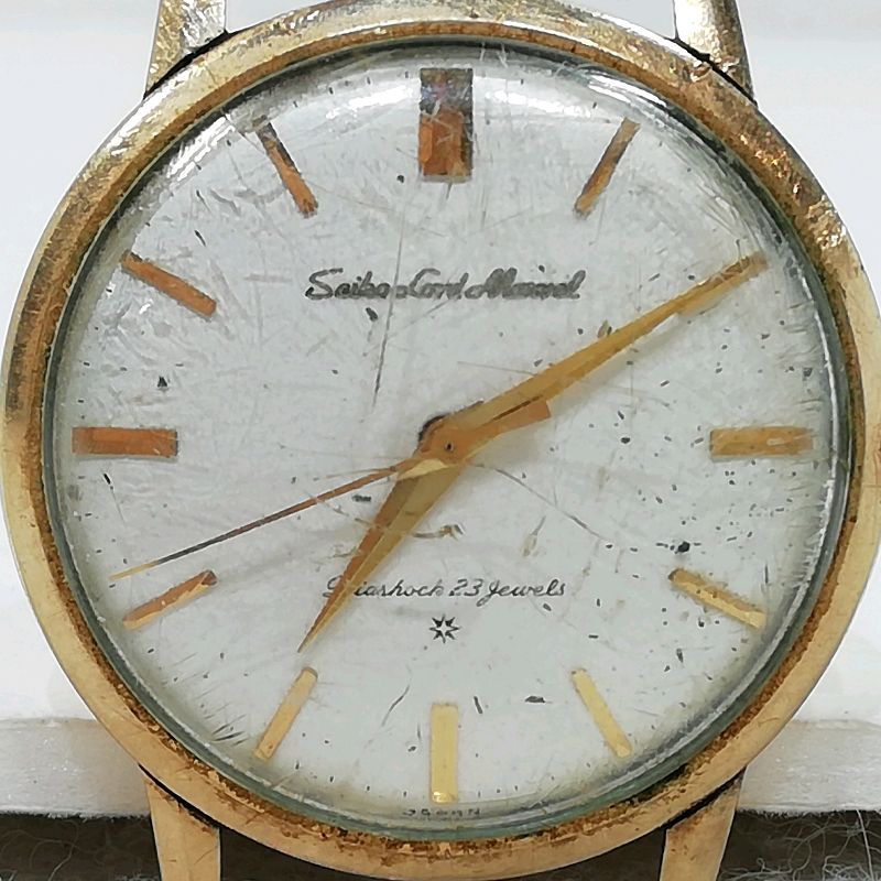中古】SEIKO ロードマーベル 手巻き 腕時計 メンズ J14068 23石 14KGF 