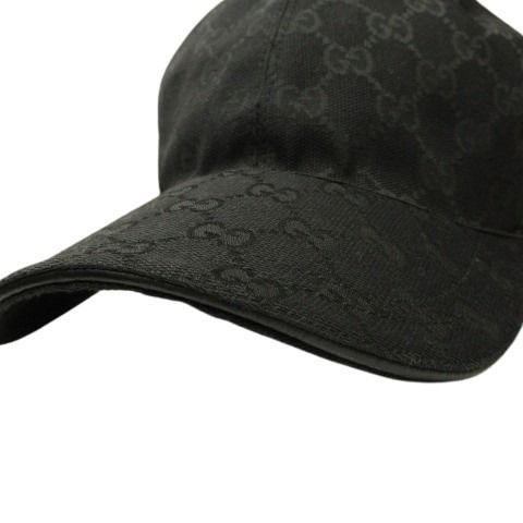 グッチ GUCCI オリジナルGGキャンバス ベースボール キャップ M 58cm