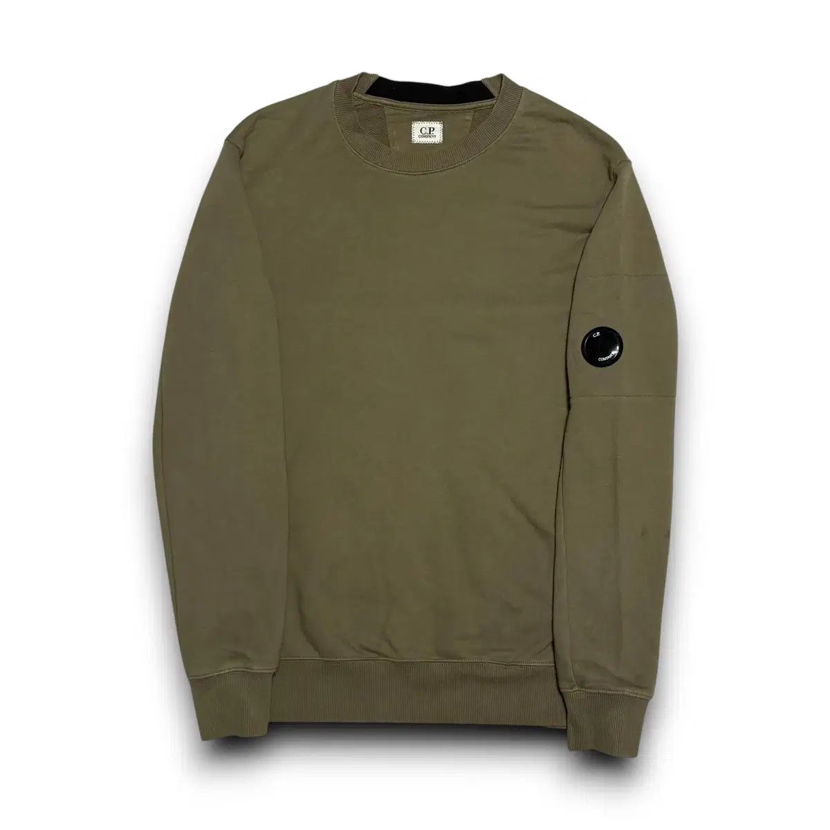 メンズ C P Company ダークグリーン レンズ スウェット