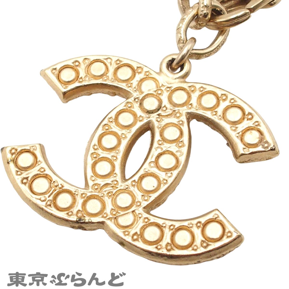 シャネル CHANEL ブレスレット ライトゴールド メタル ココマーク 