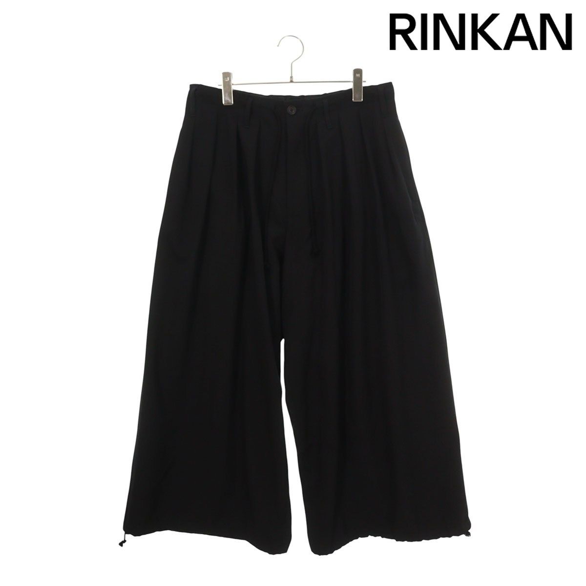 ヨウジヤマモトプールオム HZ-P07-100 ウールバルーンロングパンツ