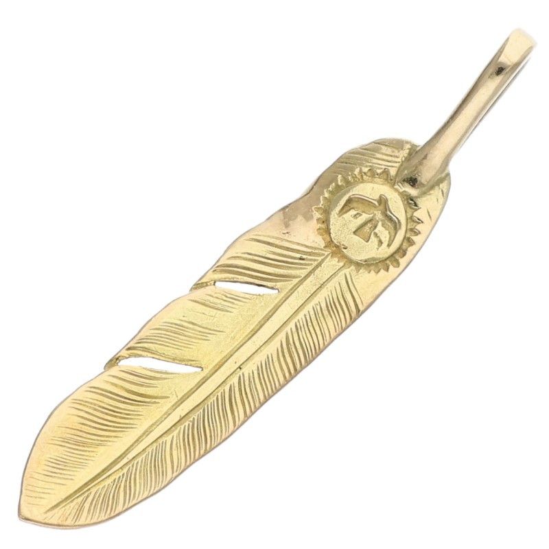 ゴローズ 全金フェザー 大 左向き ネックレストップ メンズ 大 - メルカリ