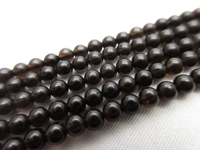 AAA】/【モリオン】/size(約3㎜玉)/1set(30玉)/《黒水晶》/《強力な