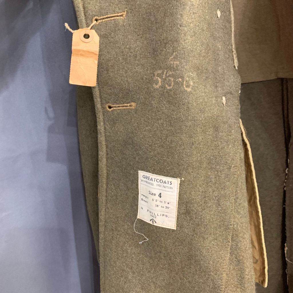 デッドストック vintage 50s イギリス軍 グレートコート British Army