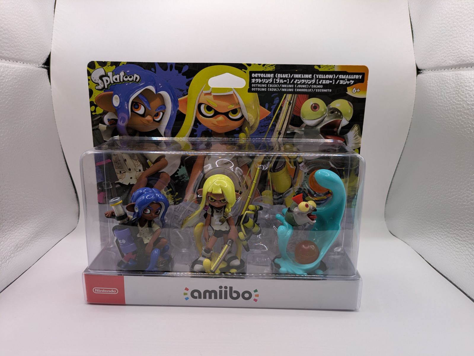 amiibo スプラトゥーン オクトリング インクリング コジャケ　5セット amiibo トリプルセット[インクリング【イエロー】／オクトリング