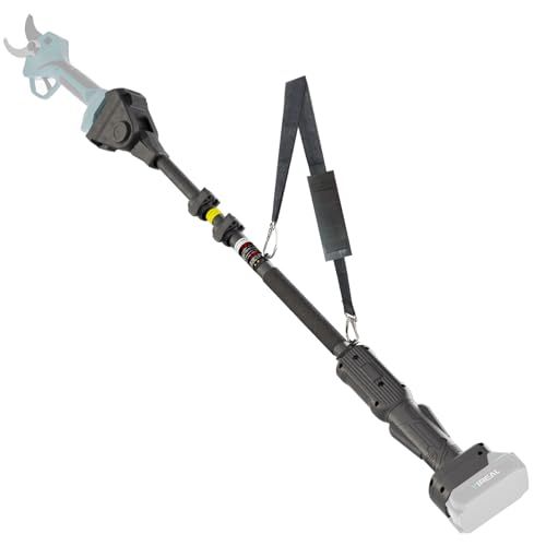 高枝切りバサミ電動チェーンソーの延長ポール 握スイッチ 約1.3m-2.7m伸縮 高枝切りバサミ電動チェーンソーの延長ポール 握りやすいスイッチ 約