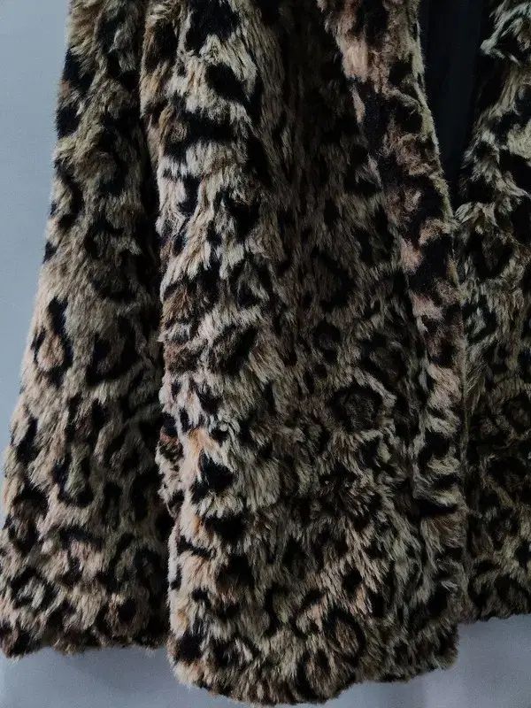 ヴィンテージ Y2K パンク レオパード フェイクファー コート - メルカリ
