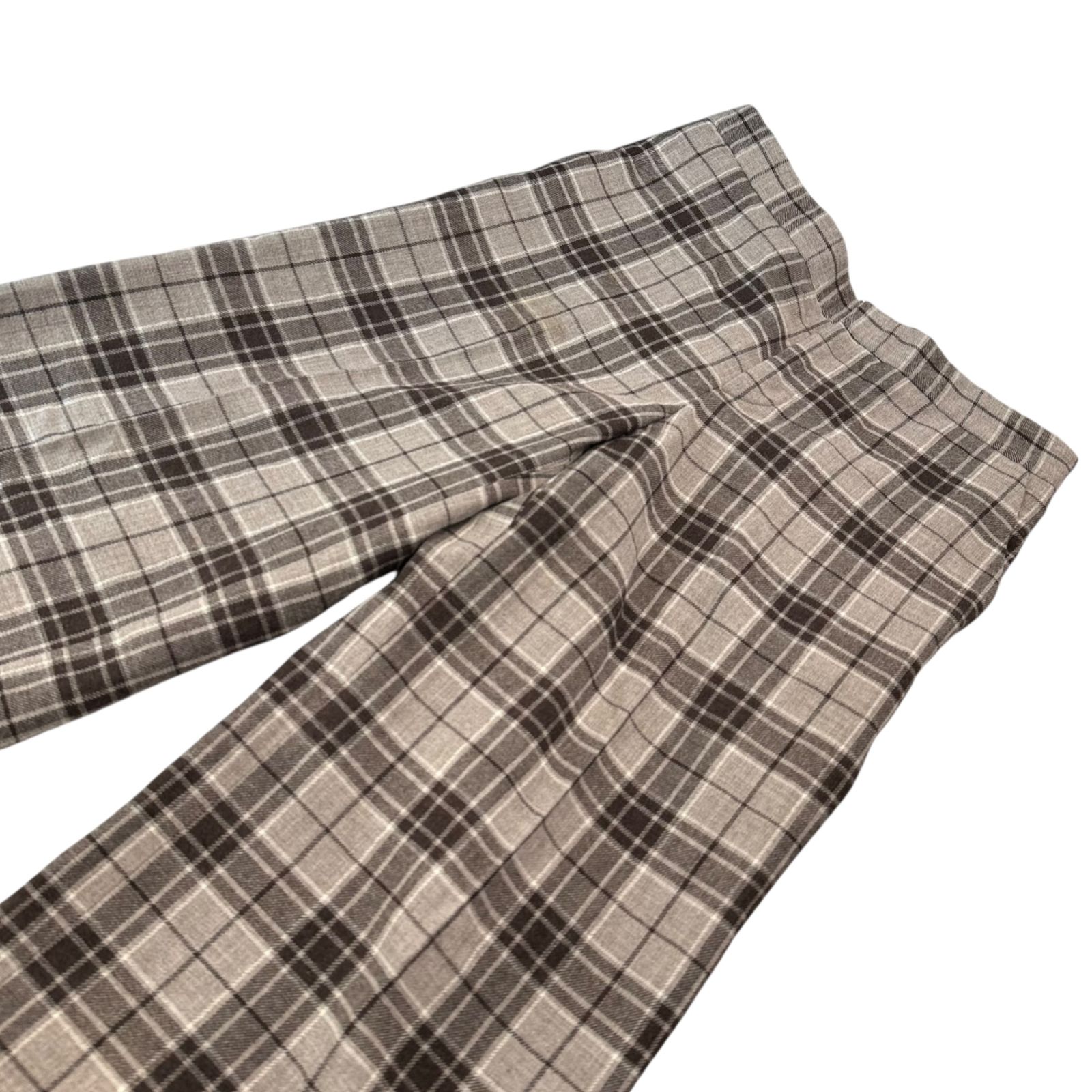 MARNI(マルニ) Wide Straight Tartan Check Wool Pants ワイド