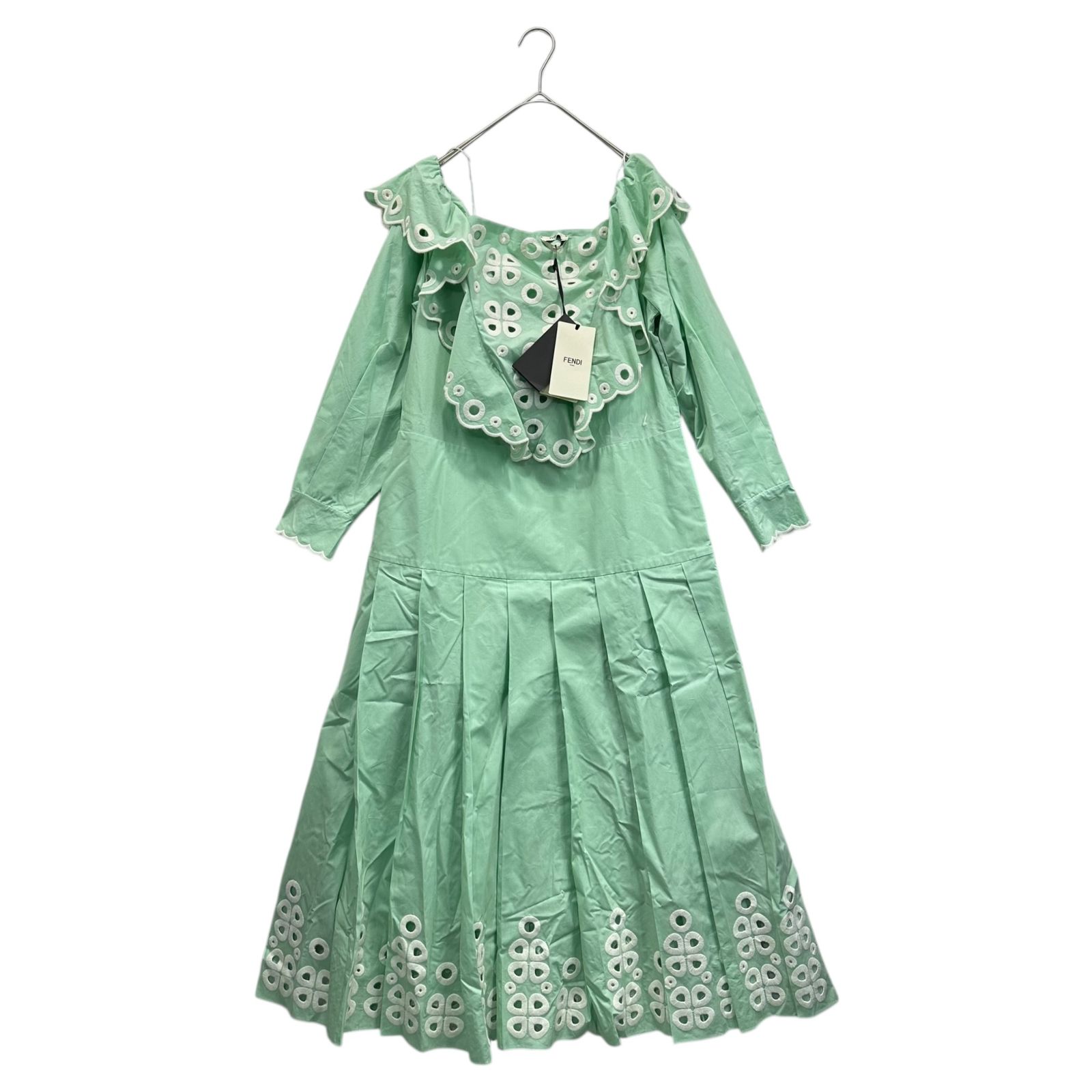 FENDI(フェンディ) Big Race Color Pleated Dress ビッグ レース