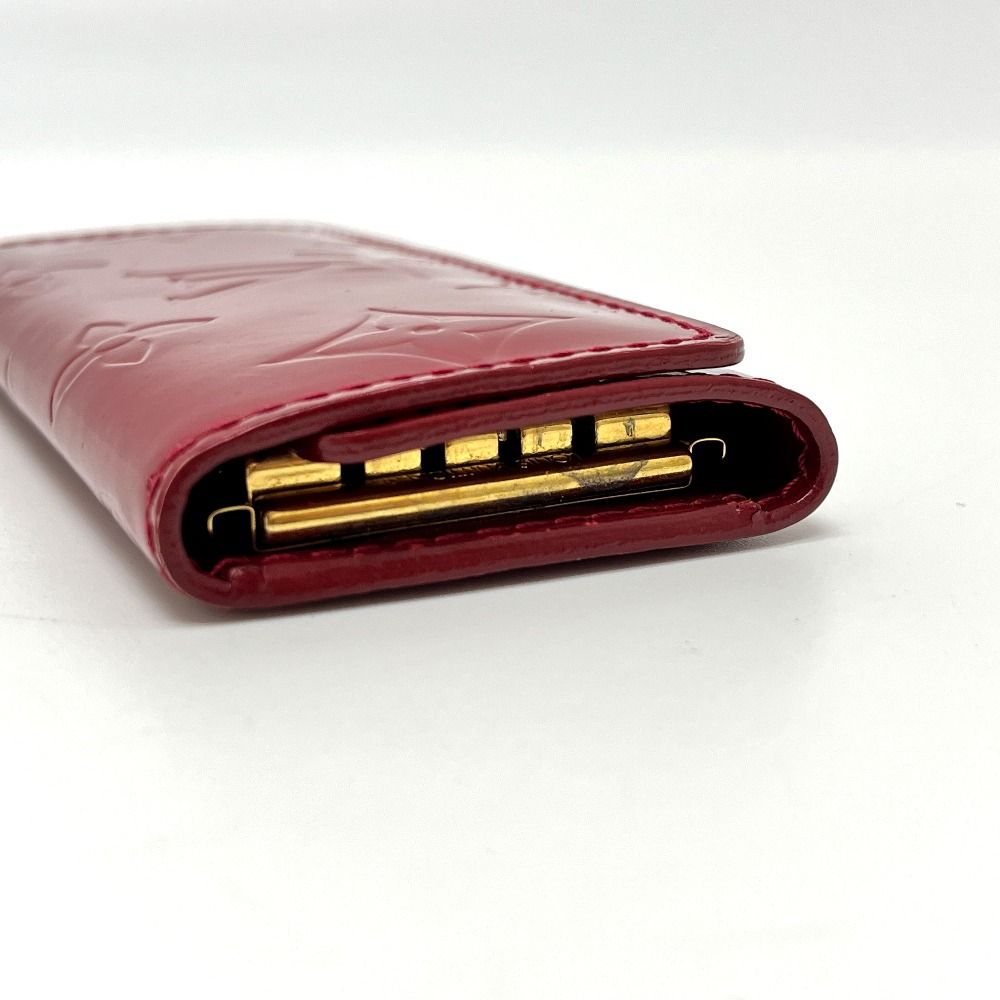 【極美品】ルイヴィトン モノグラムヴェルニ ミュルテュクレ4 ポムダムール LOUIS VUITTON ルイヴィトン キーケース ミュルティクレ4