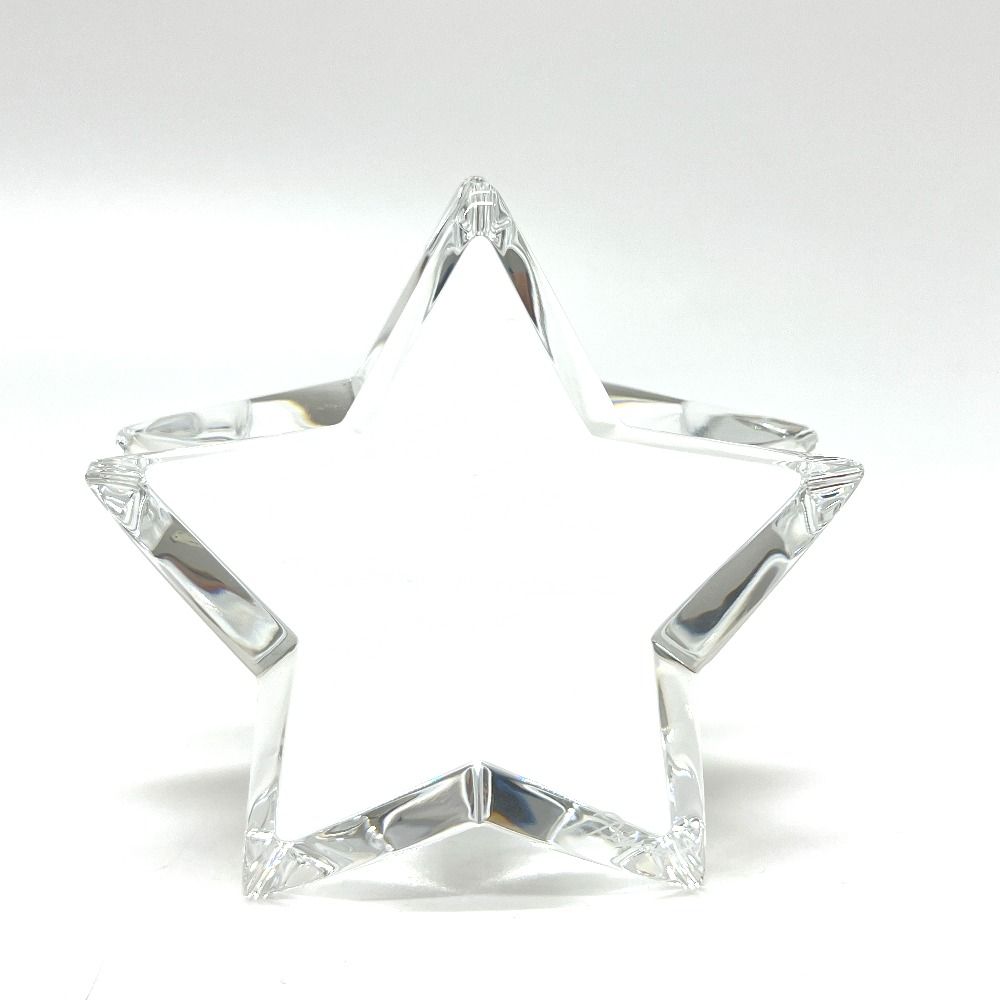 Baccarat バカラ オブジェ サンザンスター クリスタルガラス クリア