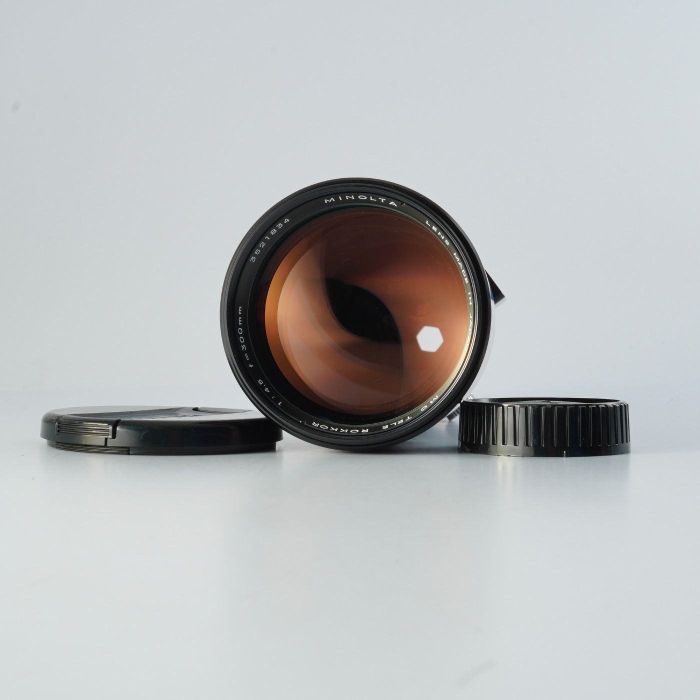 MINOLTA ミノルタ MC TELE ROKKOR 300mm F/4.5 単焦点レンズ 実写確認 