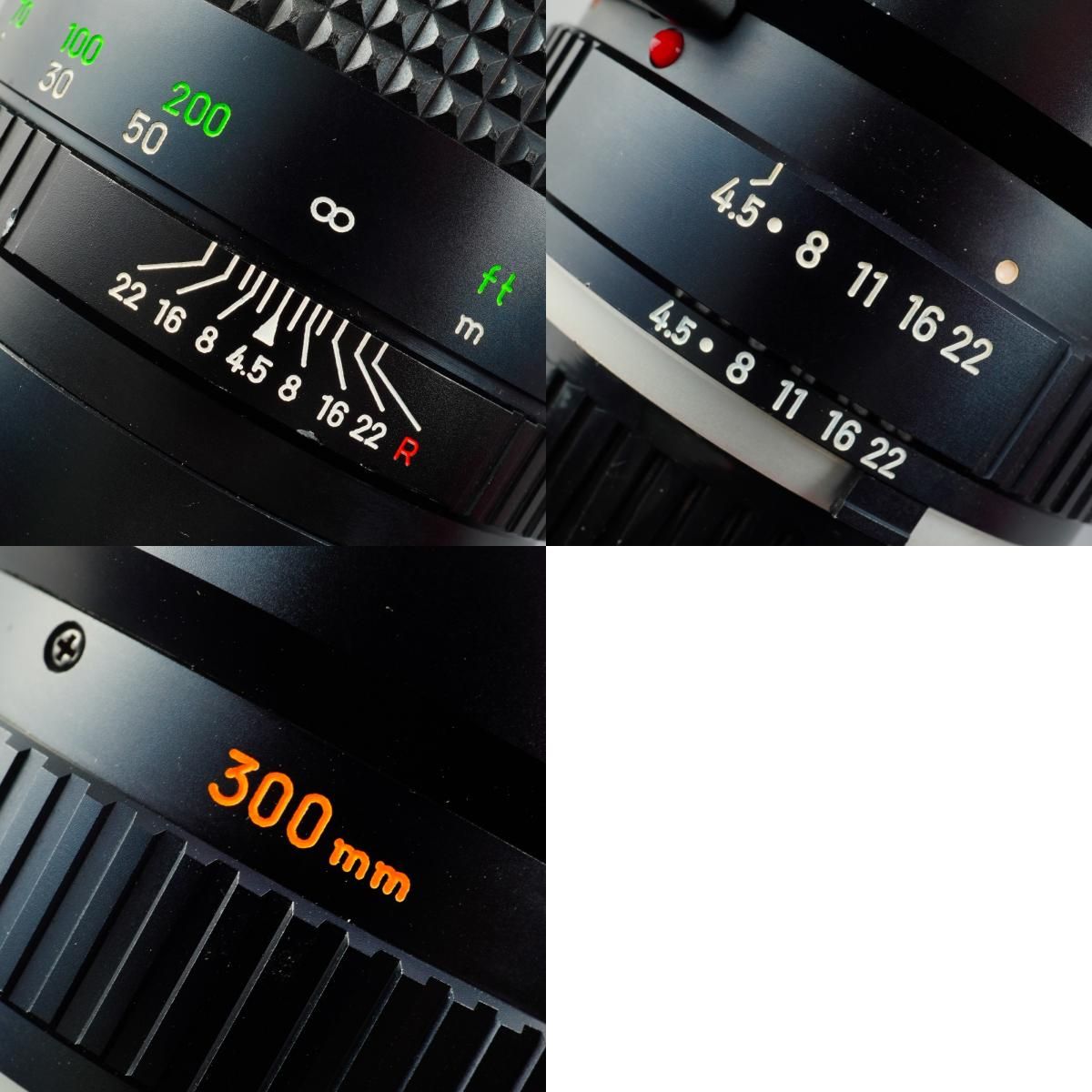 MINOLTA ミノルタ MC TELE ROKKOR 300mm F/4.5 単焦点レンズ MINOLTA MC TELE ROKKOR 300mm F/4.5 単焦点レンズ – 山田写真機店