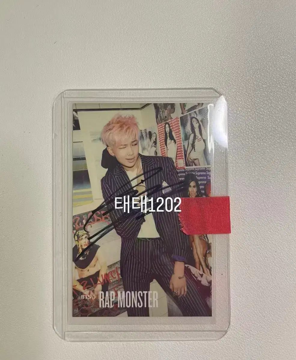 BTS RM 0308 三井 寿 サイン トレカ - メルカリ