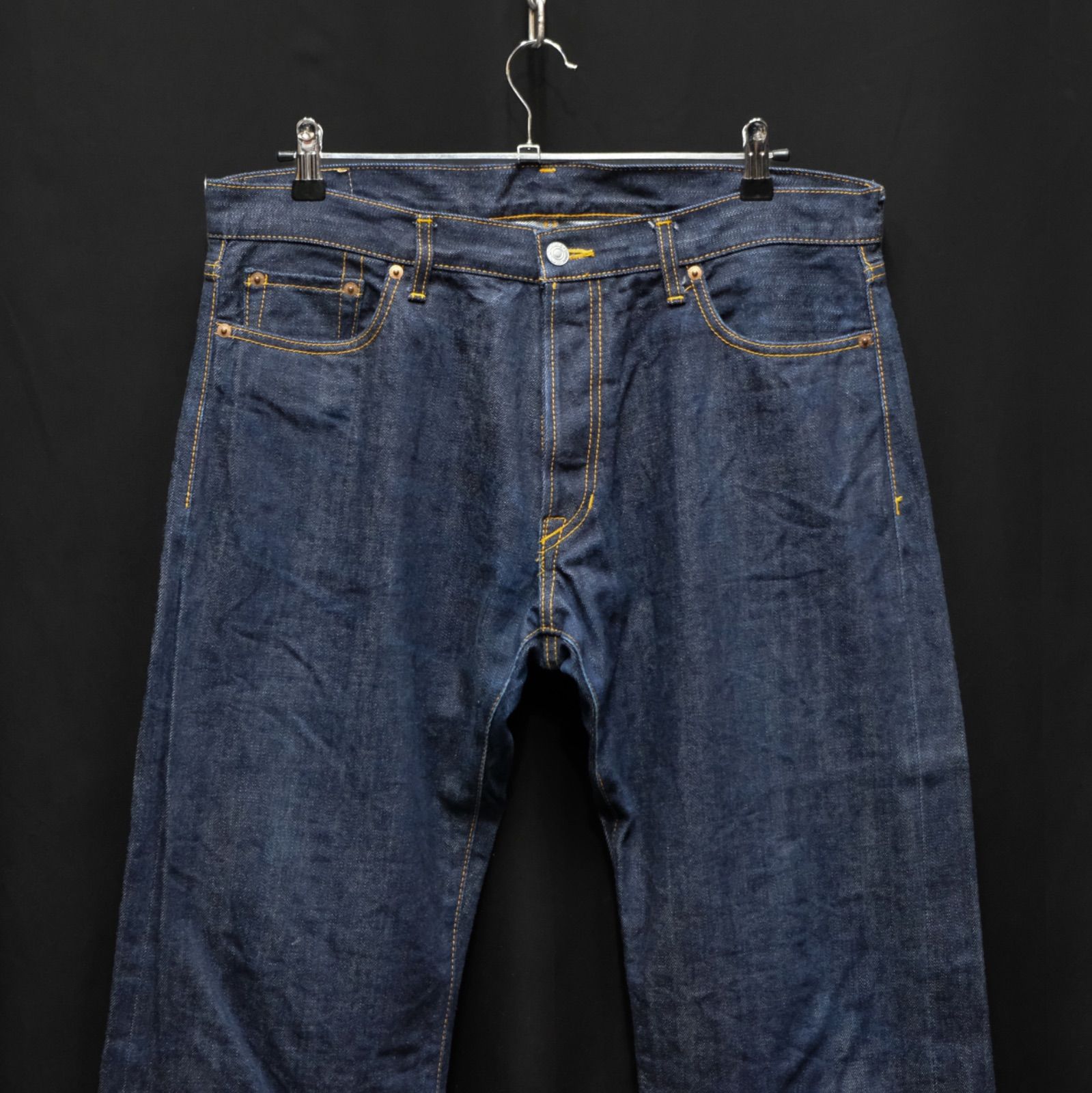 DENIME 66モデル 濃紺インディゴ W36 ドゥニーム 66501 レプリカ 501XX