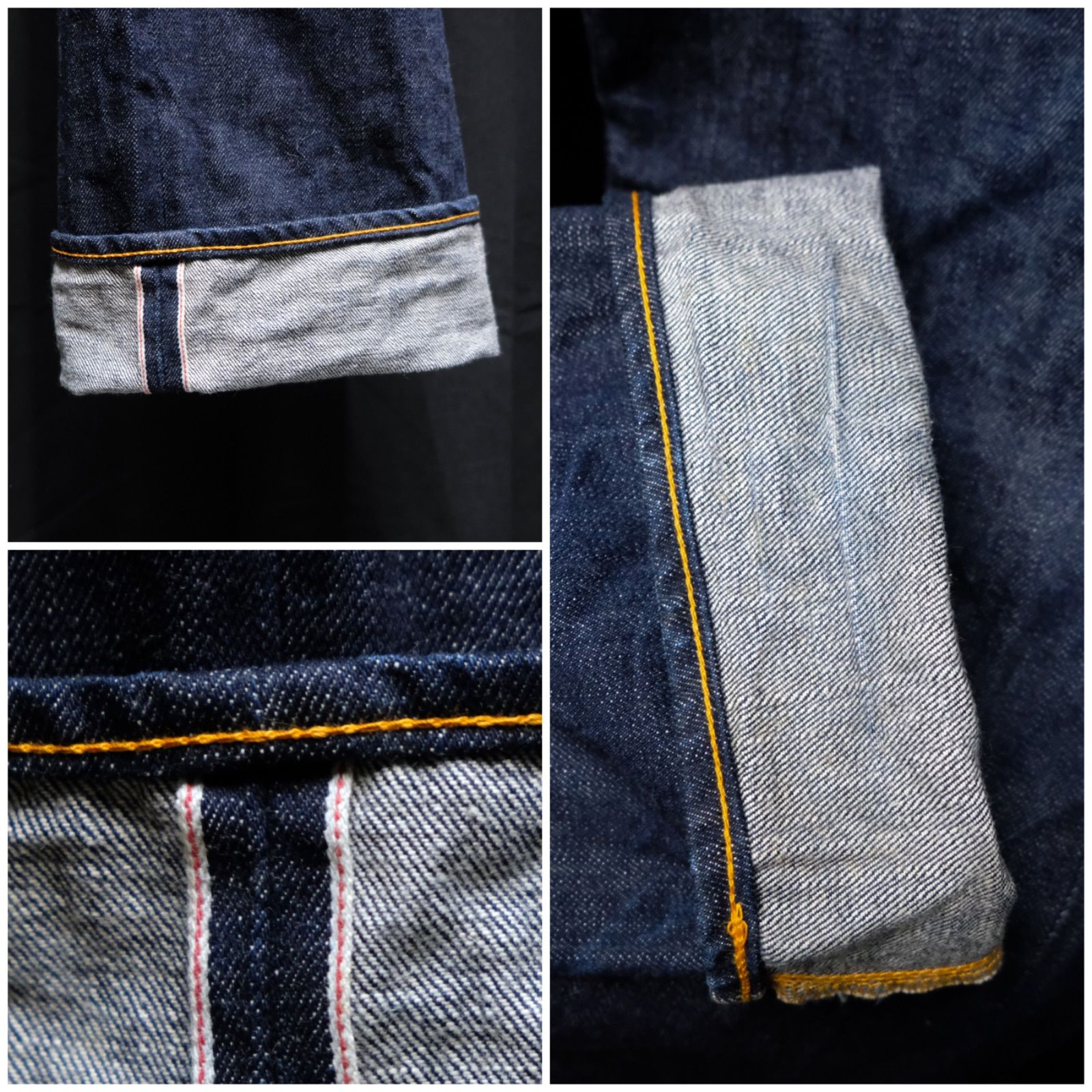 DENIME 66モデル 濃紺インディゴ W36 ドゥニーム 66501 レプリカ 501XX