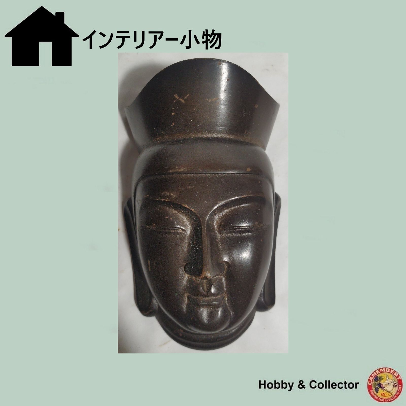 お面1 木彫りの弥勒菩薩 弥勒菩薩 佛面 (集英社) ( #11557 ) - メルカリ