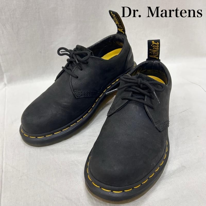 Dr. Martens ブラック/ホワイト ウィングチップシューズ ファッション