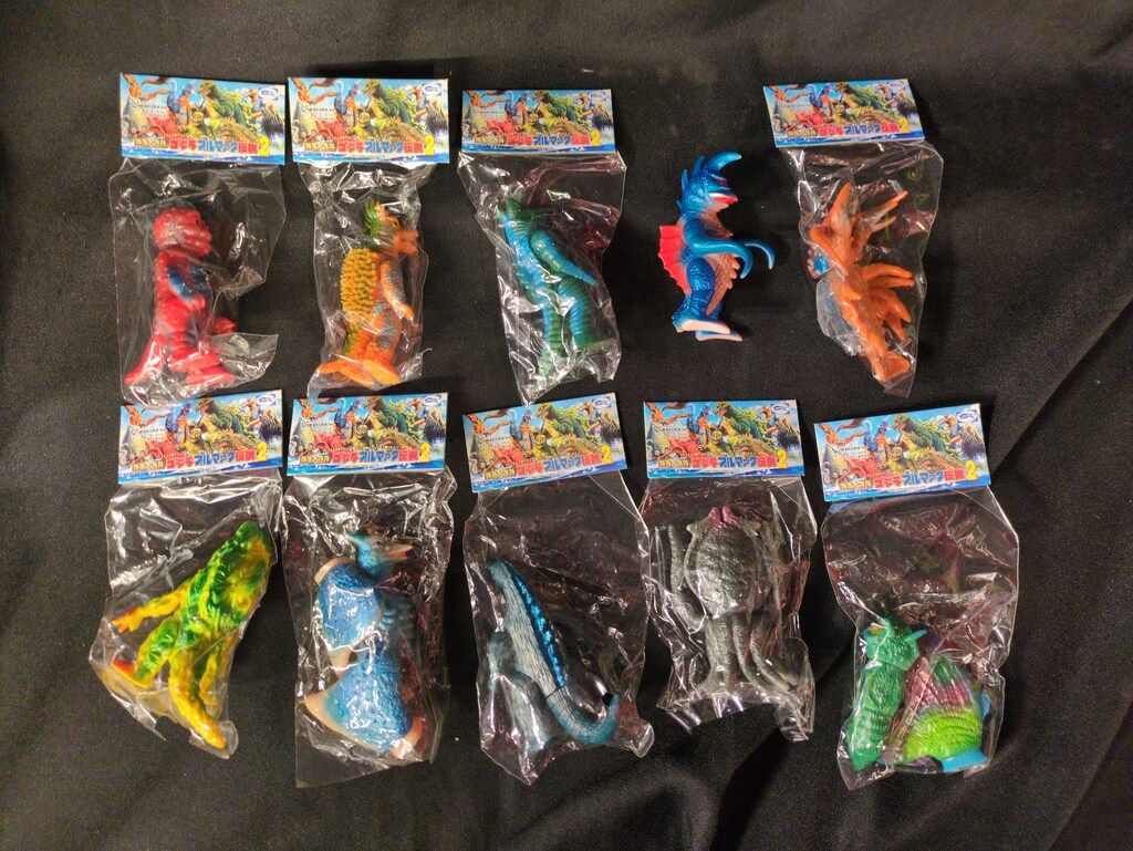 【美品】ブルマァク伝説 9体セット イワクラ ゴジラブルマァク伝説02 ノーマル10種セット/ゴジラ